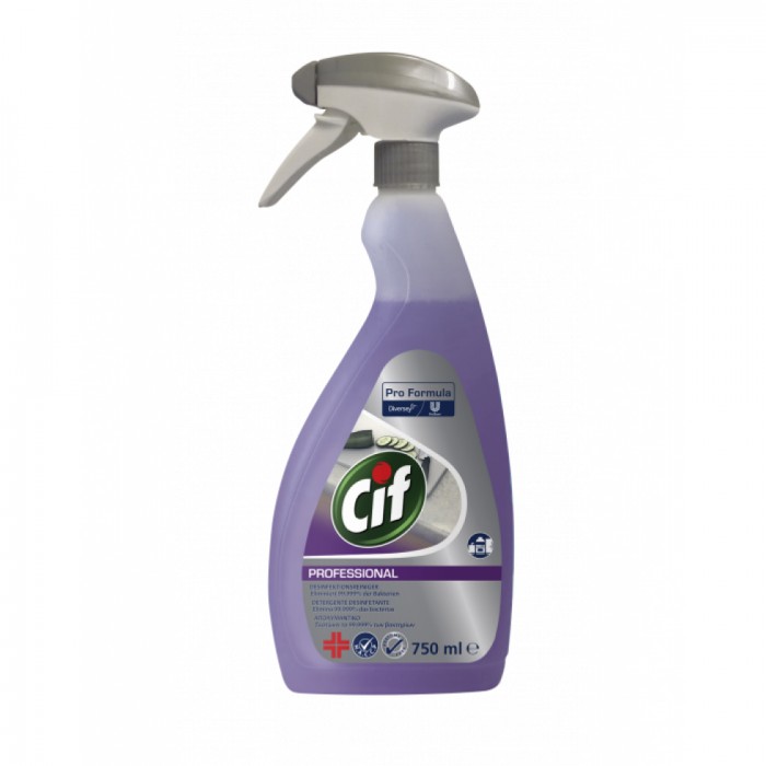 Cif Professional 2in1 Kitchen Cleaner Disinfectant ,  750ml