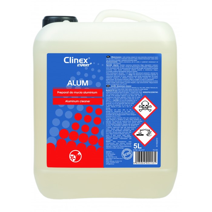 Clinex Expert, Alum ,Καθαριστικό αυτοκινήτου,  για μέρη & εξαρτήματα αλουμινίου 5L