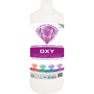 CRYSTAL CLEANER OXY, 1Lt, καθαριστικό νέας γενιάς με ενεργό οξυγόνο για καθαρισμό χαλιών & μοκέτας