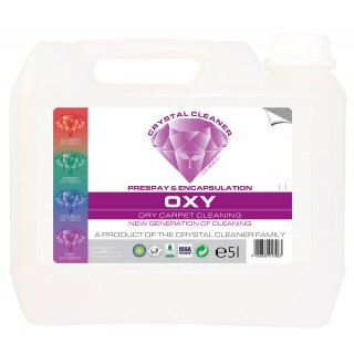 CRYSTAL CLEANER OXY, 5Lt, καθαριστικό νέας γενιάς με ενεργό οξυγόνο για καθαρισμό χαλιών & μοκέτας