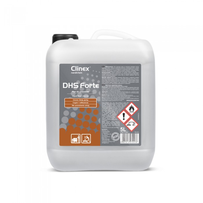 Clinex DHS Forte, καθαριστικό για τα σημάδια ελαστικών και την επίμονη βρωμιά, 5L