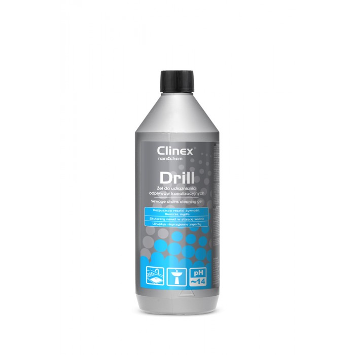 Clinex Drill, Sewage drains cleaning gel, 1L