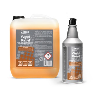 Clinex Wood & Panel, Cleaning liquid for laminate floors and varnished wood, 1L, 5L